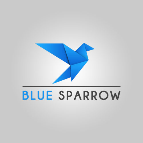 Logotyp agencji Blue Sparrow